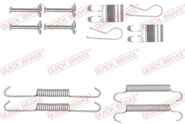 Accessory Kit, parking brake shoes